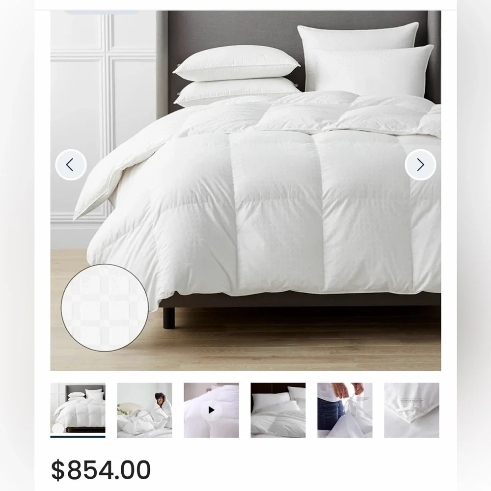 The company store Legends Luxury Luxe Royal Down Medium Warmth‎ Comforter Queen